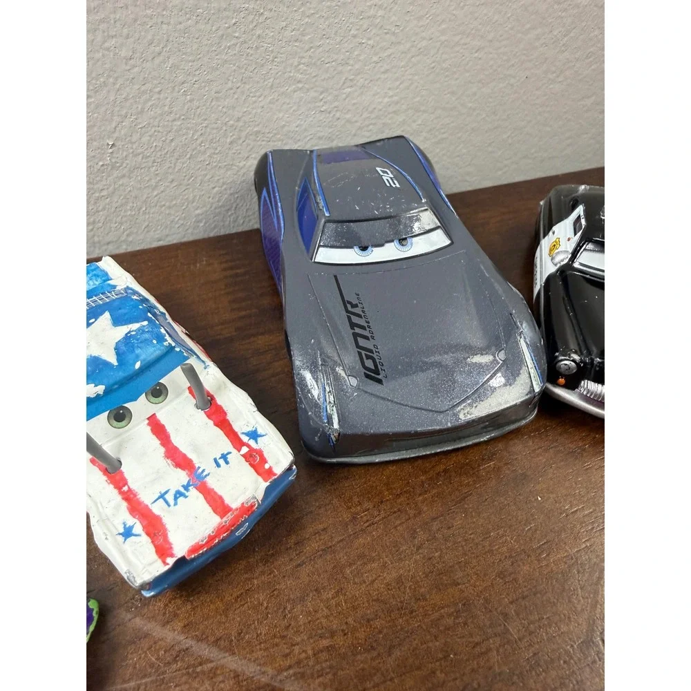 Disney Pixar Cars Diecast Lot of 6 Jackson Storm Sheriff Snot Rod DJ Wingo 1:55